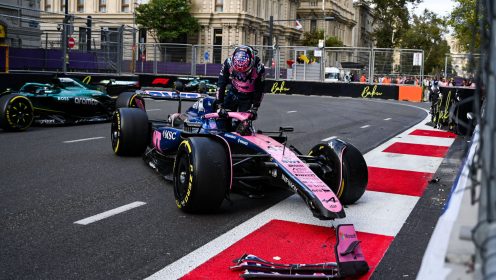Alpine issues Colapinto update after Baku qualifying crash