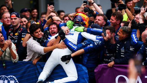Carlos Sainz says Williams ‘on the rise’ after ‘best podium of my career’ in Baku