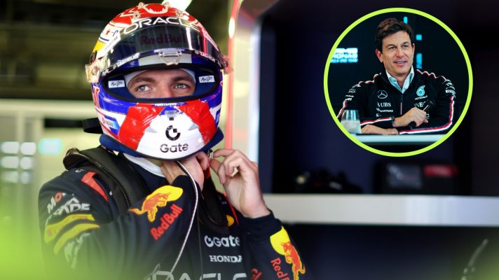 Max Verstappen and Toto Wolff
