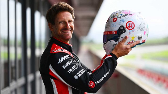 Romain Grosjean Haas F1 Formula 1 PlanetF1 TPC test