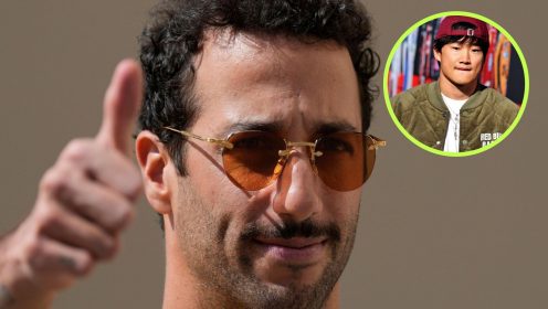 Yuki Tsunoda describes Daniel Ricciardo relationship in one word