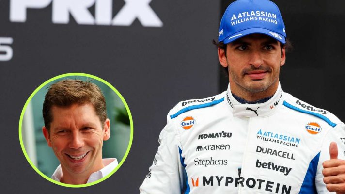 Carlos Sainz James Vowles Williams F1 Formula 1 PlanetF1