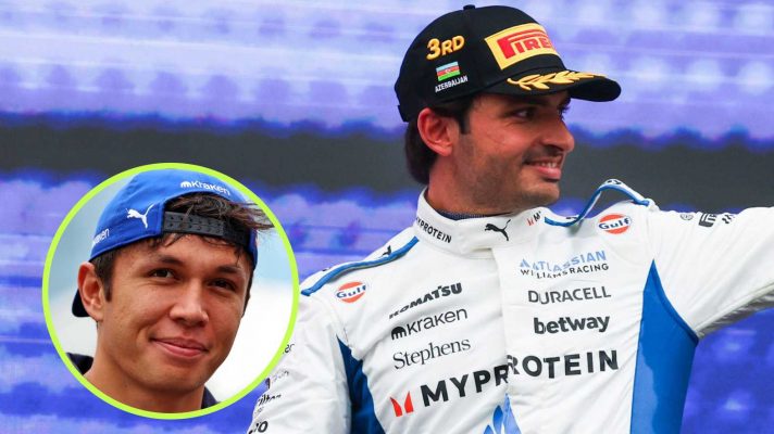 Carlos Sainz Williams F1 Formula 1 PlanetF1 Alex Albon