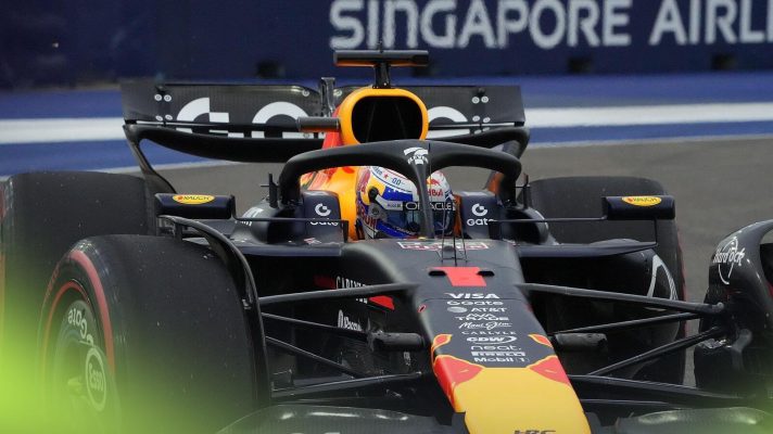 Max Verstappen topped a tight final practice at the Singapore Grand Prix.