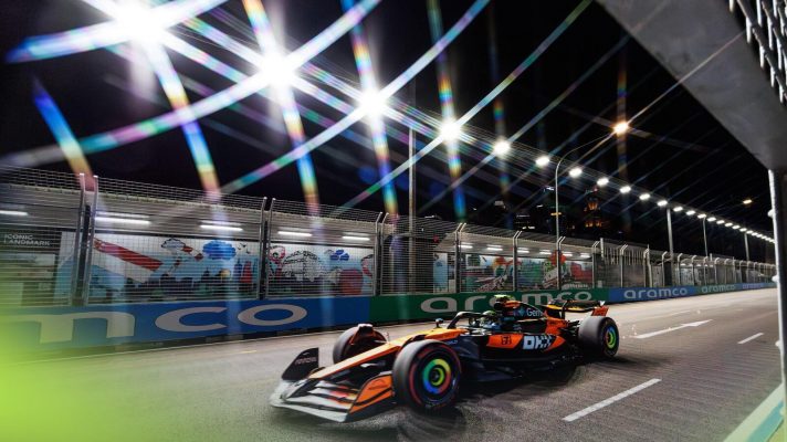 Results from Singapore Grand Prix qualifying from the Marina Bay circuit.