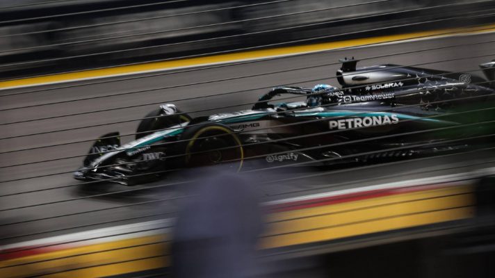 George Russell, Mercedes, 2025 Singapore Grand Prix.