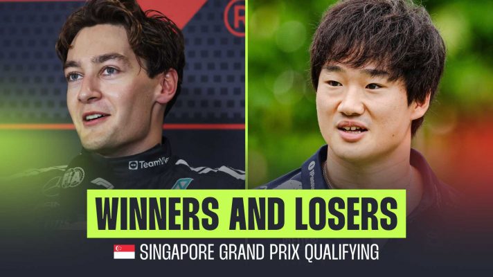 Winners and losers Singapore Grand Prix George Russell Mercedes Yuki Tsunoda Red Bull PlanetF1