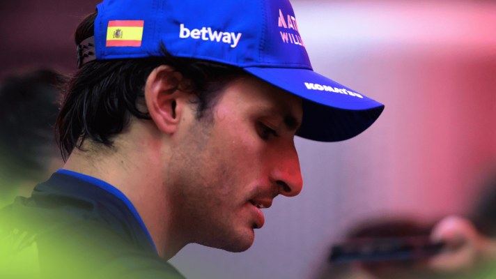 Carlos Sainz looks downbeat in Singapore
