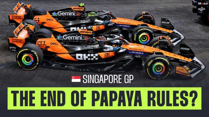 McLaren Singapore Grand Prix Formula 1 F1 PlanetF1 papaya rules