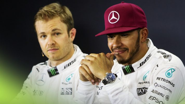Lewis Hamilton and Nico Rosberg