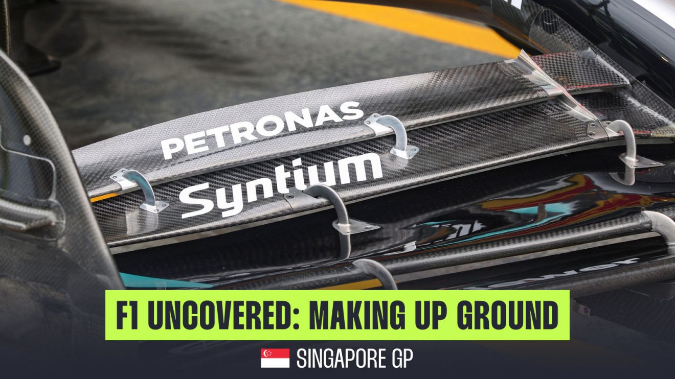Mercedes W16 front wing