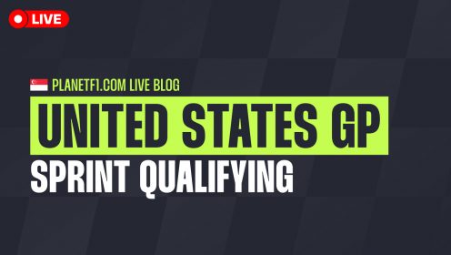 F1 LIVE: Follow all the action from the Sprint quali at the United States Grand Prix