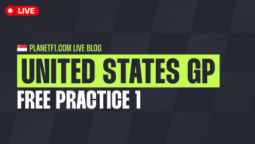 F1 LIVE: Follow all the action from FP1 at the United States Grand Prix