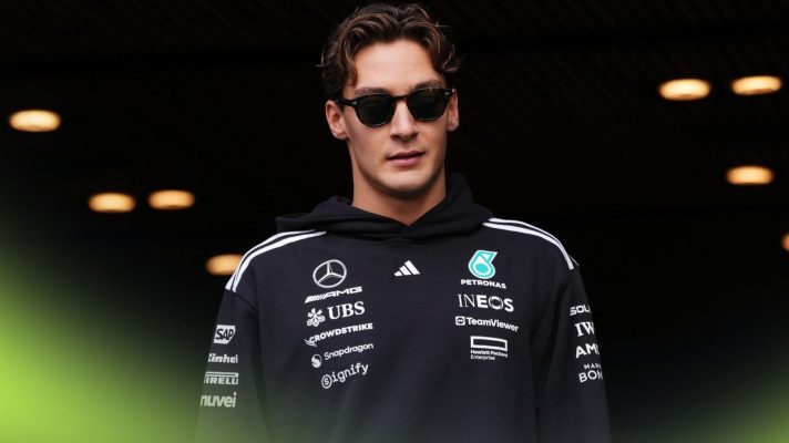 Mercedes driver George Russell pictured at the 2025 Dutch Grand Prix