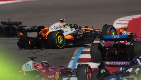 US Grand Prix: Verstappen wins Sprint as pile-up claims both McLarens
