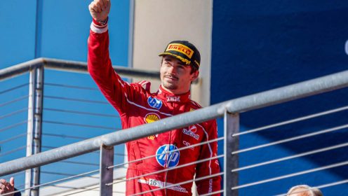 Charles Leclerc calls out ‘completely unfounded’ Ferrari rumours after Austin podium