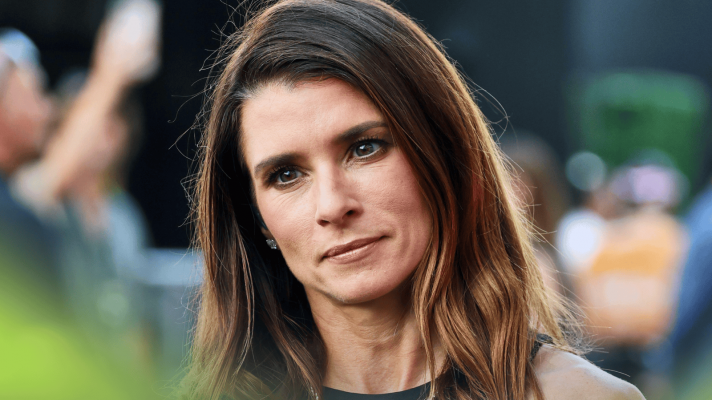 Danica Patrick looks on in the paddock in Austin