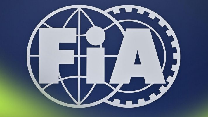 The logo of Formula 1's governing body, the FIA