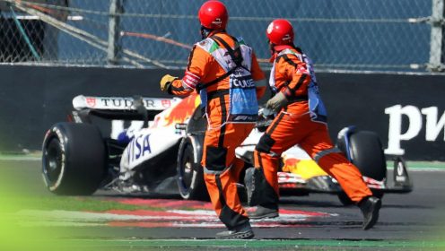Liam Lawson ‘could have killed’ Mexican GP marshals as scary unseen footage emerges