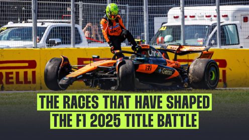 Revealed: Nine races that have shaped the F1 2025 title battle so far