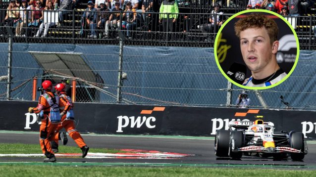 Liam Lawson, Racing Bulls, 2025 Mexico City Grand Prix.