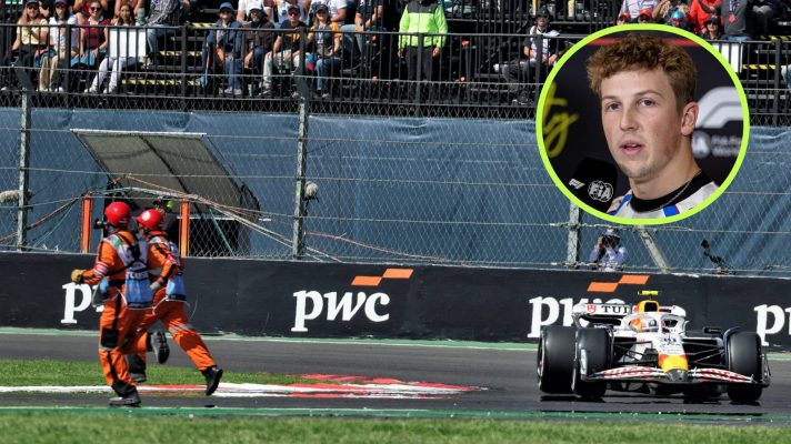 Liam Lawson, Racing Bulls, 2025 Mexico City Grand Prix.