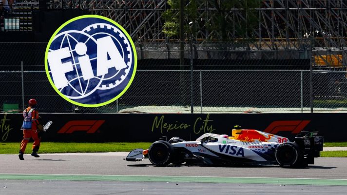 Liam Lawson, Racing Bulls, 2025 Mexico City Grand Prix.