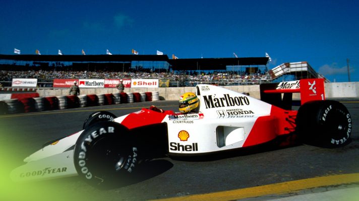 The car Ayrton Senna won the 1991 Brazilian GP in is set for auction.