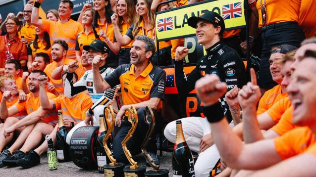 McLaren drivers Lando Norris and Oscar Piastri have led the Drivers' standings all season.