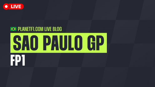 F1 LIVE: All the action as it unfolded from FP1 at the Sao Paulo GP