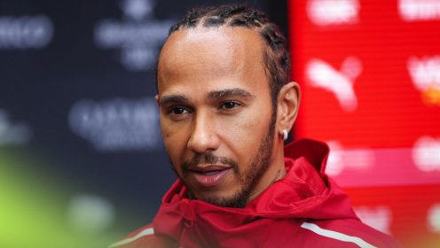 Lewis Hamilton ‘very excited’ as rising Ferrari star catches the eye