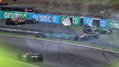 Onboard footage catches Verstappen’s epic save at site of Piastri crash