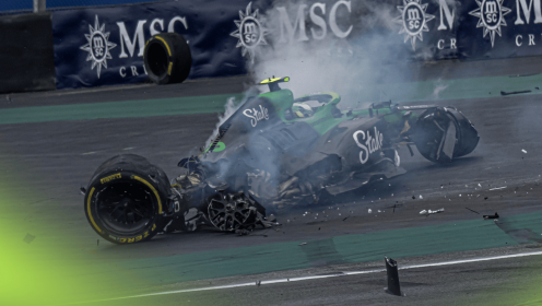 Sauber issues Gabriel Bortoleto health update after massive 91G Brazil GP crash