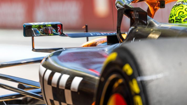Lando Norris qualified on pole for the Brazilian Grand Prix in Interlagos.