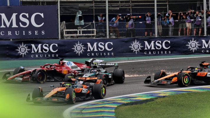Oscar Piastri was penalised for his clash with Kimi Antonelli in Brazil.