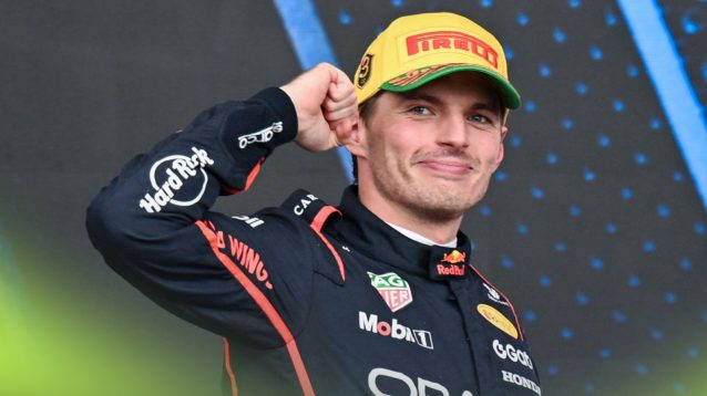 Max Verstappen charged from a pit lane start to third in the Brazilian GP.