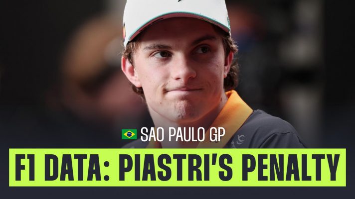 F1 data: Oscar Piastri is given a penalty at Interlagos.