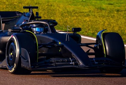 First look: Sergio Perez breaks cover in black Ferrari at Imola test