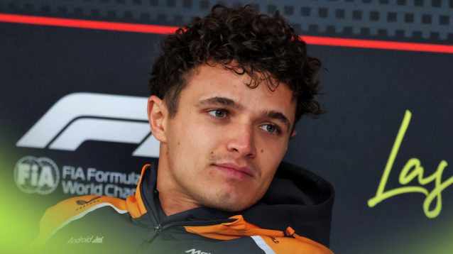 Lando Norris made a discovery in the latter stages of last year's Las Vegas Grand Prix.