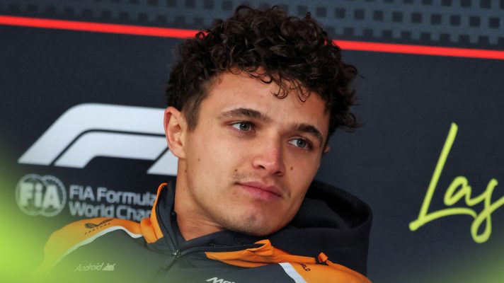 Lando Norris made a discovery in the latter stages of last year's Las Vegas Grand Prix.
