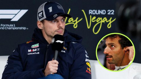 Watch! Ricciardo’s reaction as he noticed his former number ‘3’ on Verstappen’s cap