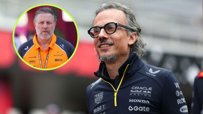 Zak Brown and Laurent Mekies