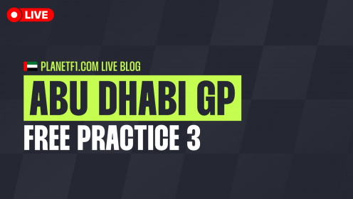 F1 LIVE: Follow Abu Dhabi Grand Prix FP3 as it happens from Yas Marina