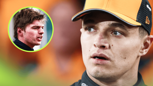 Lando Norris ‘almost crashed’ with Max Verstappen as Abu Dhabi GP team radio emerges