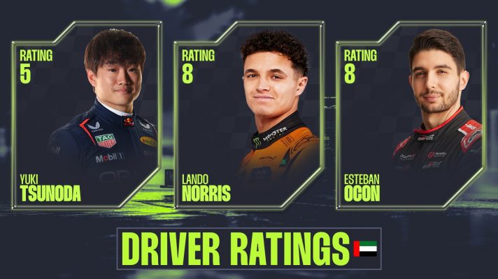 Driver ratings for the Abu Dhabi Grand Prix.