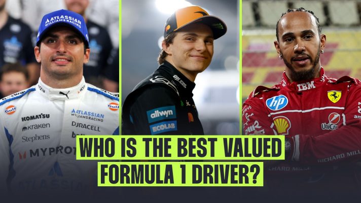 Carlos Sainz, Oscar Piastri and Lewis Hamilton