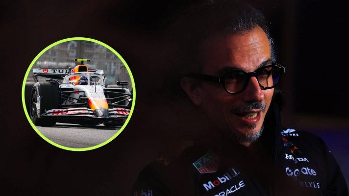 Red Bull's Laurent Mekies at the 2025 Abu Dhabi Grand Prix.