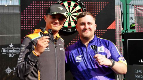 Darts sensation backs Lando Norris for huge sporting honour