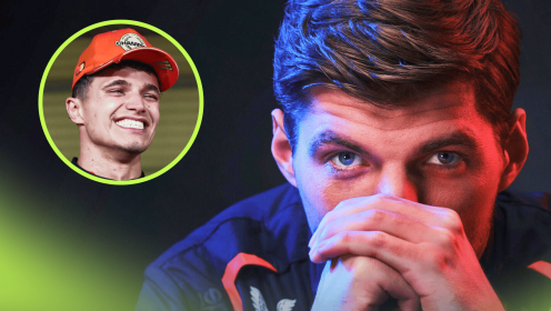 Max Verstappen sends message to Lando Norris and McLaren as F1 trophy handed over