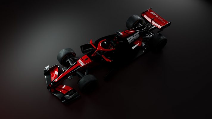 F1 2026 car render above.